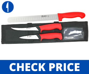 Jero 4 Piece Smoked Meat And Grilling Knife Set butchers knives