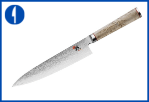 Miyabi Chef's Knife, 8-Inch, Birch/Stainless Steel