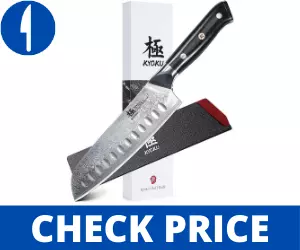 KYOKU Daimyo Series - Forged Santoku Knife 7 global santoku knife
