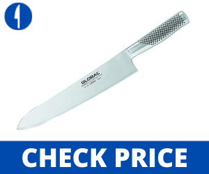 Global GF-34 Heavyweight Chef's Knife Best Japanese Knives for Home Chefs on amazon