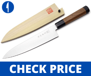 YOSHIHIRO High Carbon Steel Wa Gyuto Knife 8.25 - Best Japanese Carbon Steel Knives