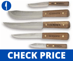 Ontario - 5-Piece Old Hickory Knife Set 705 Meat Processing Knife Set trusted butcher knives