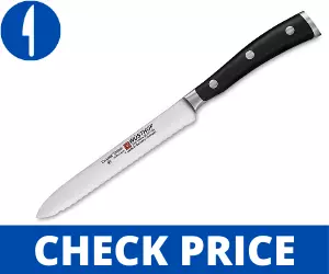 Wusthof Classic Ikon 5-Inch Serrated Utility Knife wusthof chef knife