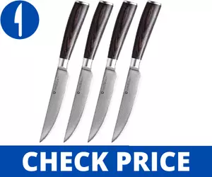 Jaco Master AUS10 Series Non-serrated Steak Knife Set